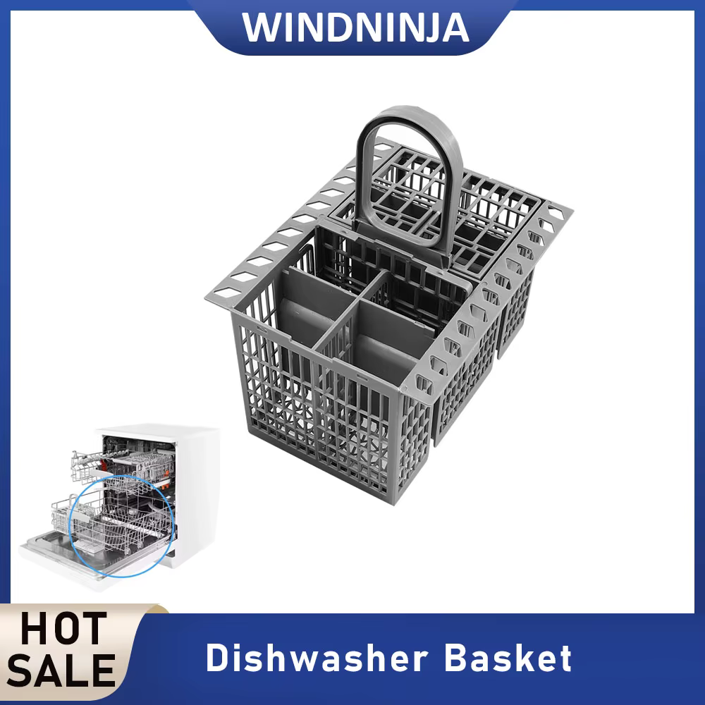 Panier de lave-vaisselle pliable, porte-couverts universel, panier de rangement pour couteaux et fou