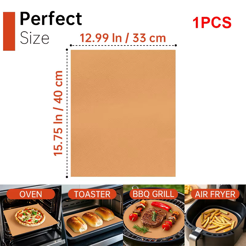 Tapis de Barbecue antiadhésif 60x40cm, tapis de cuisson, outil de Barbecue, feuille de gril de cuiss
