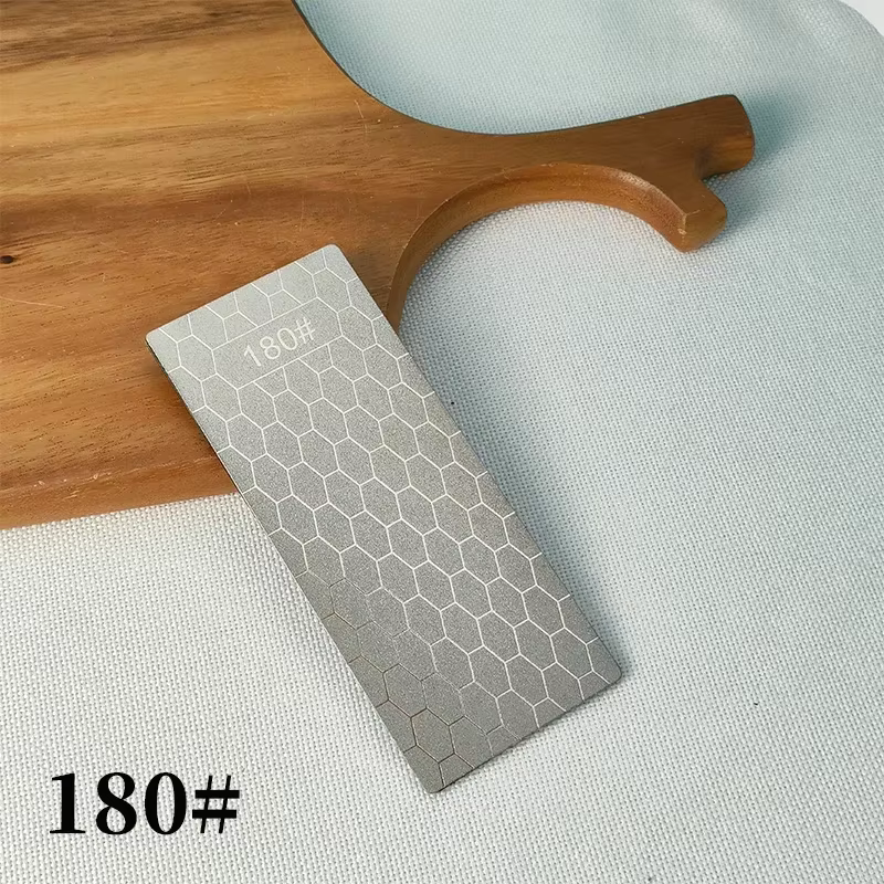 Pierre à aiguiser diamantée opaque, meule d'affûtage de couteaux, surface accent d'abeille ultra-fin