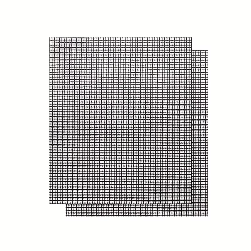 2 tapis de grillades en téflon antiadhésifs, tapis de barbecue réutilisables adaptés à l'extérieur, 