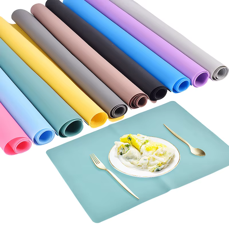 Coussretours en silicone imperméable pour isolation thermique, napperon antidérapant, résine lavable