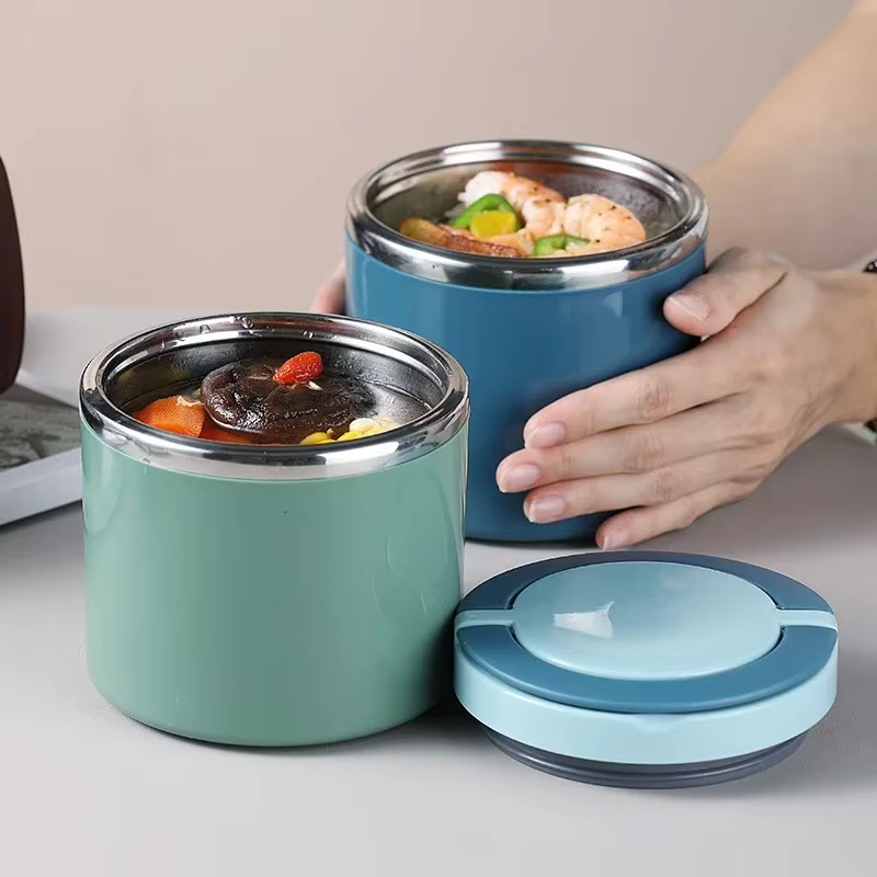 Pot thermique alimentaire de 630/1000ml, tasse à soupe isolée, conteneurs Thermos, boîte à déjeuner 