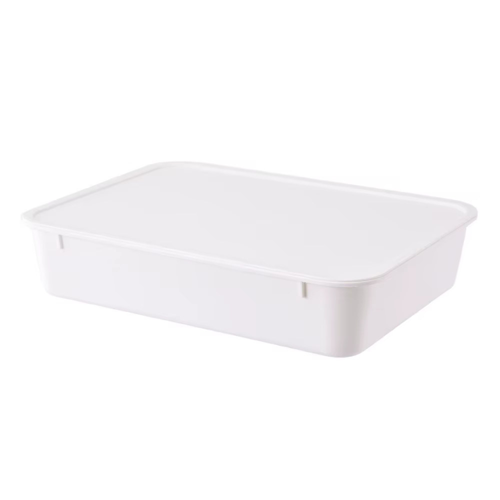 Boîte de levage de pâte hermétique robuste avec couvercle, 1 ou 2 pièces, pour pâte à pizza, contena