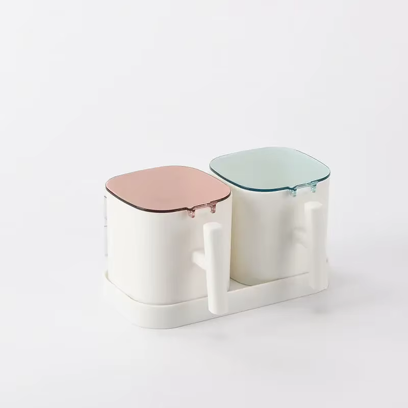 Ensemble de Boîtes d'Assaisonnement, Sucrier Belle, Sel, Shaker à Épices, Pots de Rangement, Gadget,