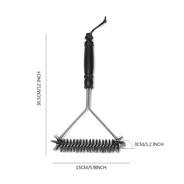 Brosse et grattoir pour Barbecue, accessoires de cuisine, Kit de Barbecue, brosse de nettoyage, outi