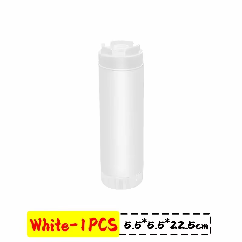 Bouteille à presser pour pansement à salade, Cruet à Double extrémité de 16oz, distributeur de Sauce