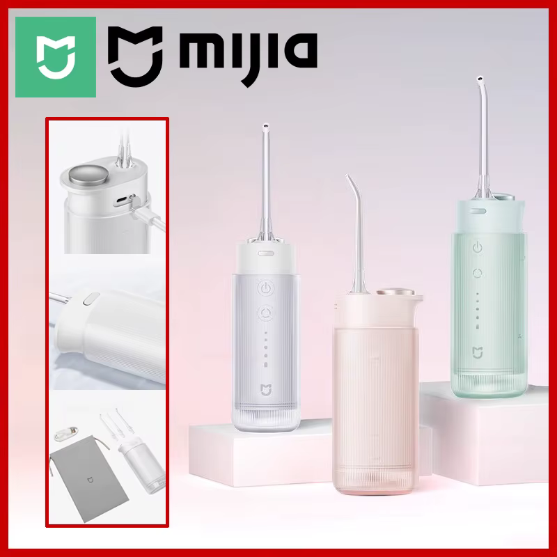 Hydropulseur Portable MIJIA F400, 4 Modes, Réservoir d'Eau de 200 ml, 1700 Jets d'Eau par Minute, Ir