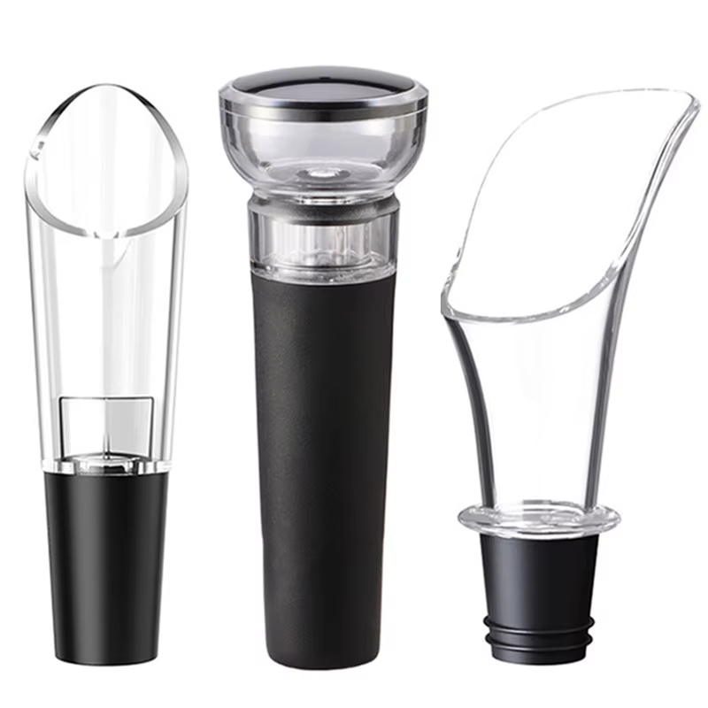 Verseur de vin, carafe, aérateur de vin rouge, bec verseur, aérateur de versage de vin, bouchon de v