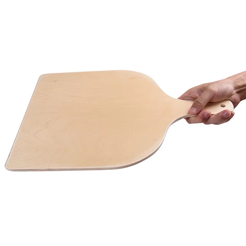 Pelle à Pizza douce pour l'extérieur, planche à Pizza en bois, planche à pain de cuisson faite maiso