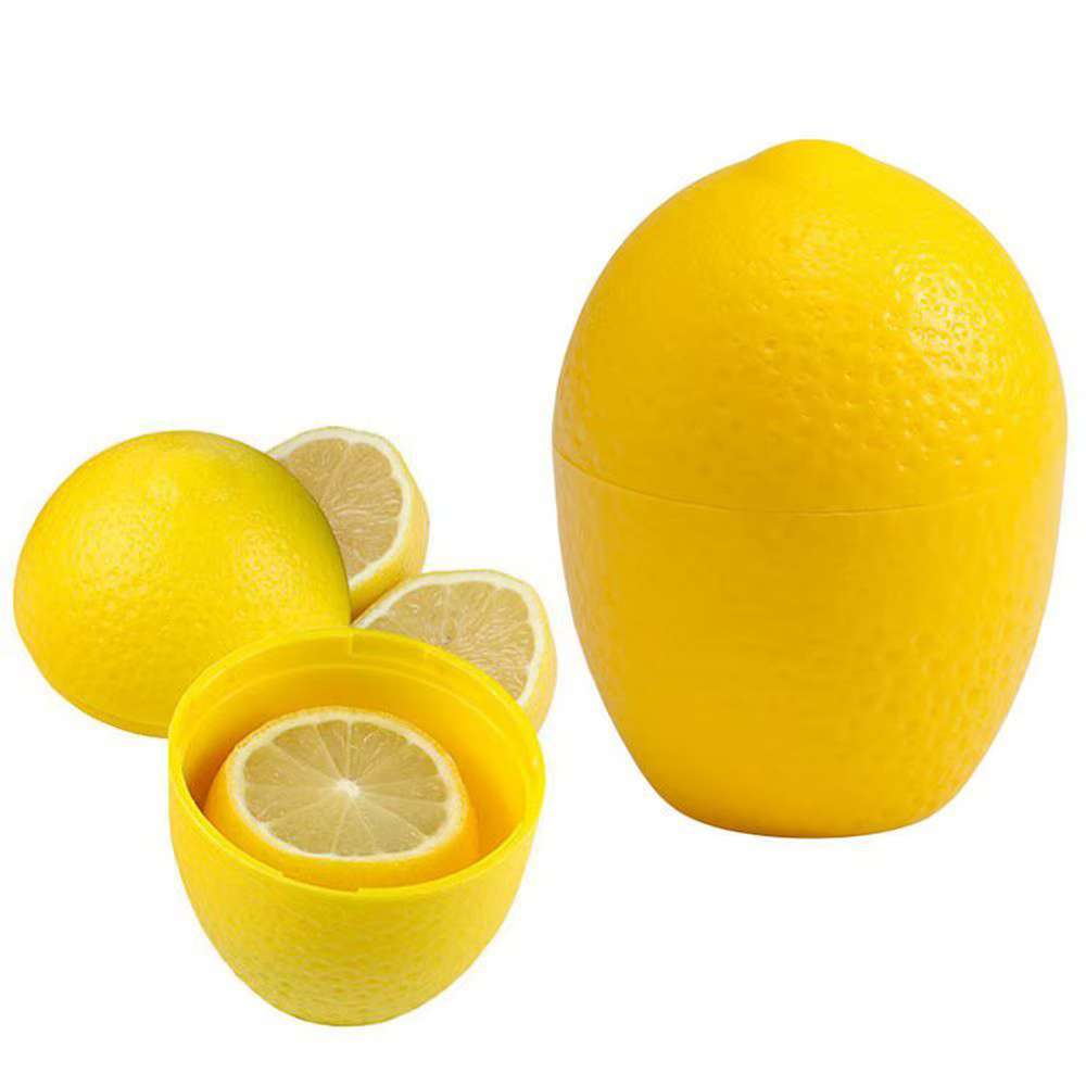 Conteneur de conservation réutilisable en forme de citron vert pour garder les citrons frais