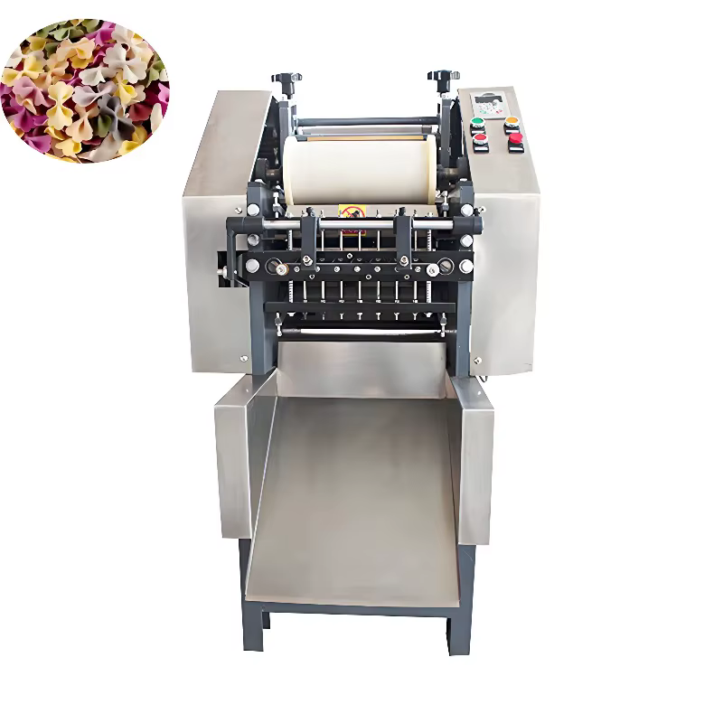 Machine à pâtes farfalle compacte personnalisée, capacité 40 kg/h, machine à former des nouilles pap