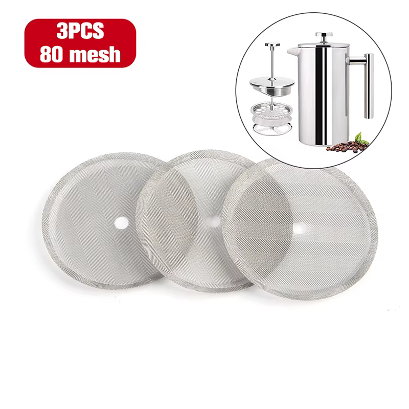 Filtre à maille amovible pour machine à café, poète français, acier inoxydable, cartouche filtrante,