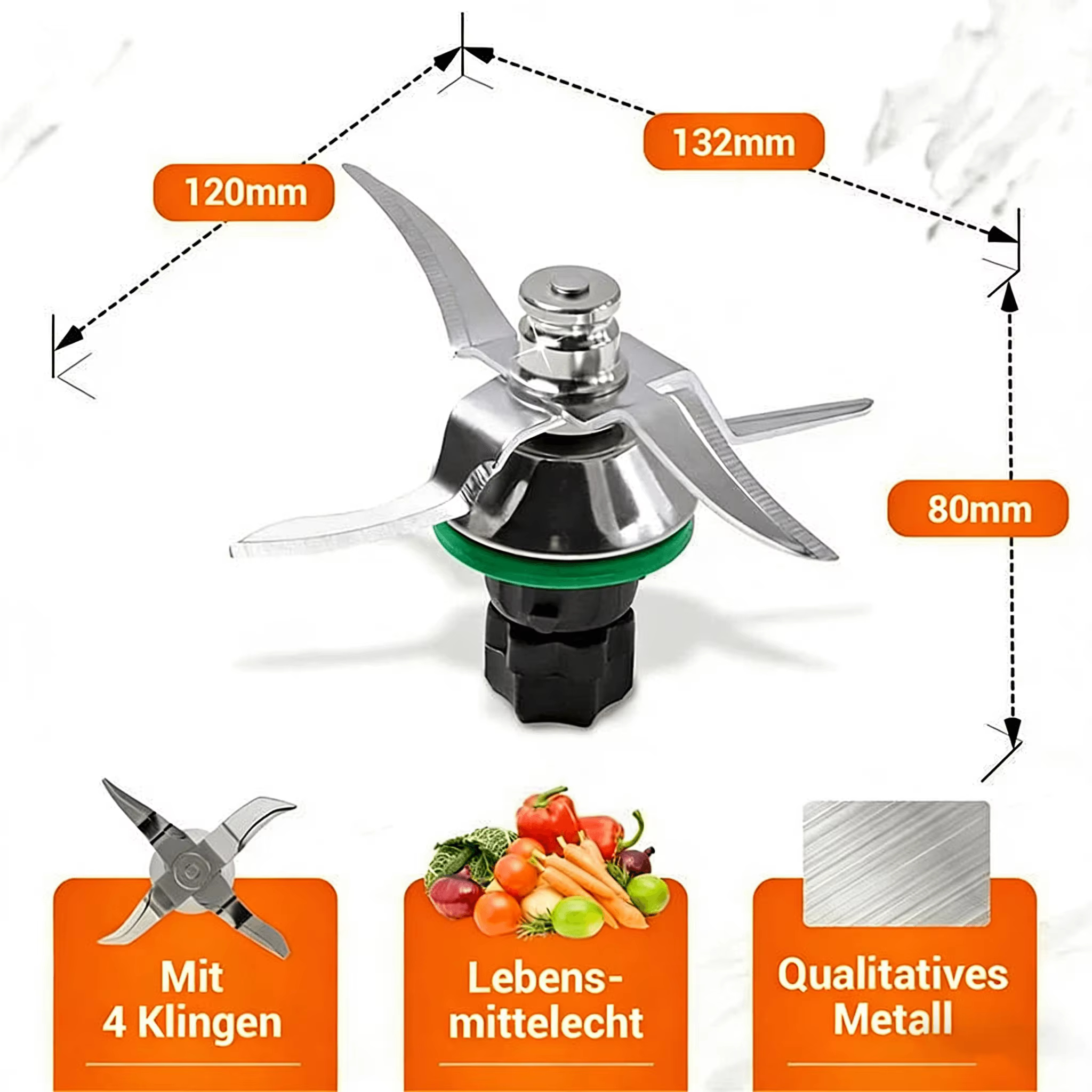 Lame de remplacement pour robot culinaire Vorwerk Thermomix TM5 TM6 TM7, accessoires de cuisson