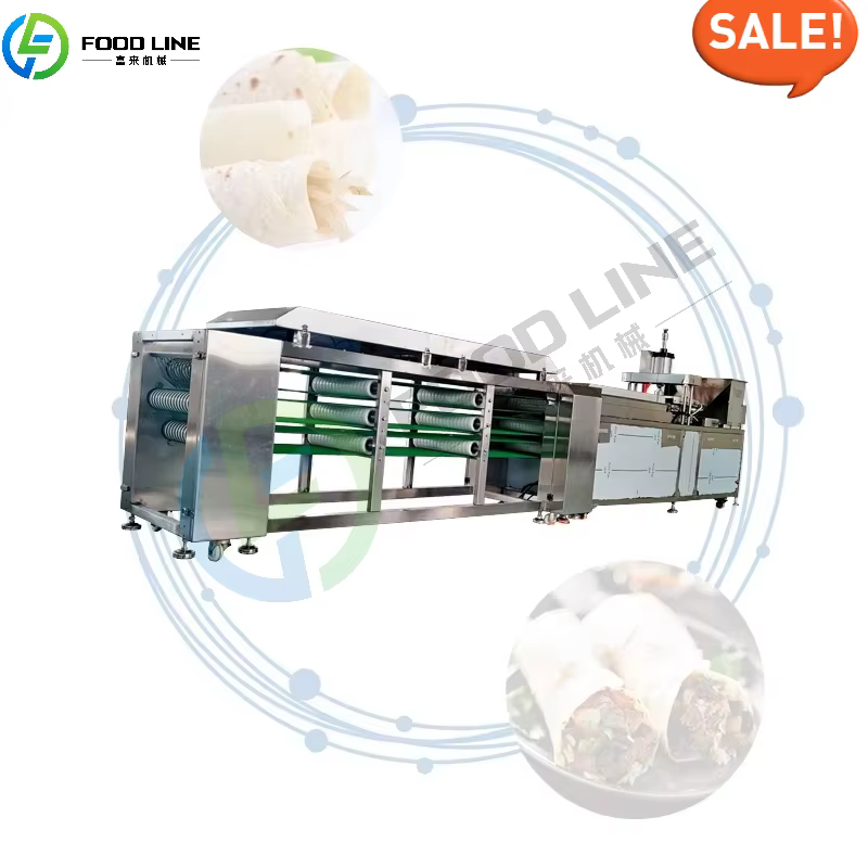Machine à fabriquer des tortillas mexicaines OME Instrial, machine automatique à fabriquer du pain a