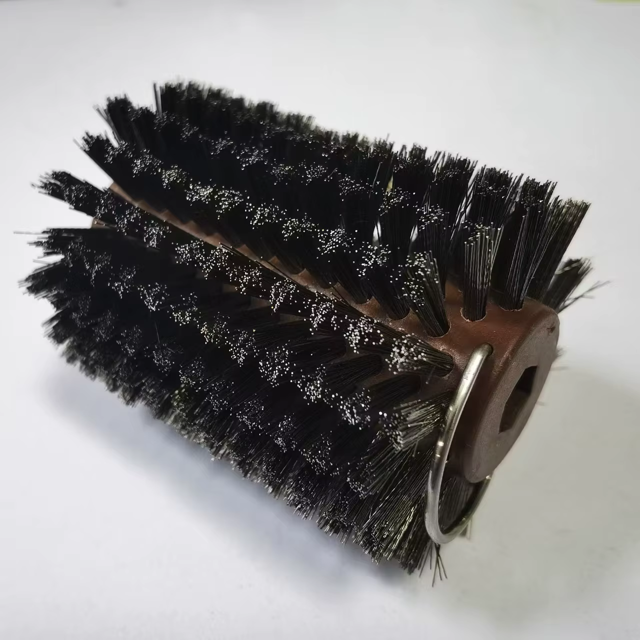 Brosse de nettoyage électrique pour barbecue rechargeable avec lumière LED, têtes remplaçables en ac