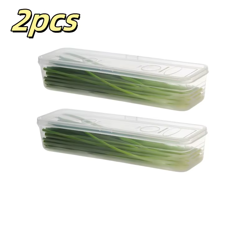 Conteneurs de stockage de légumes alimentaires 2/4/6 pièces-boîte de rangement de réfrigérateur-boît