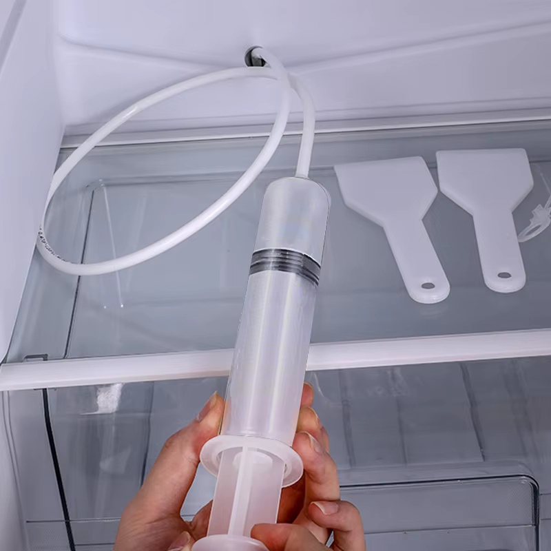 Dissolvant de bouchons de trou de vidange de réfrigérateur, outils de nettoyage de drague, brosse de