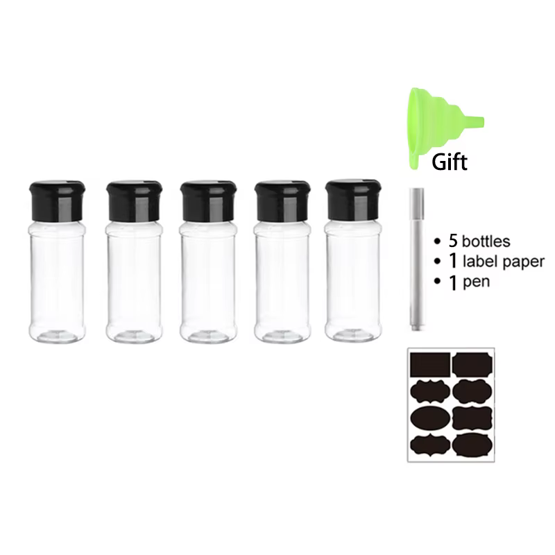 Pots pour épices, salière de cuisine, 100ML, récipients pour condiments, Barbecue, bouteilles d'assa