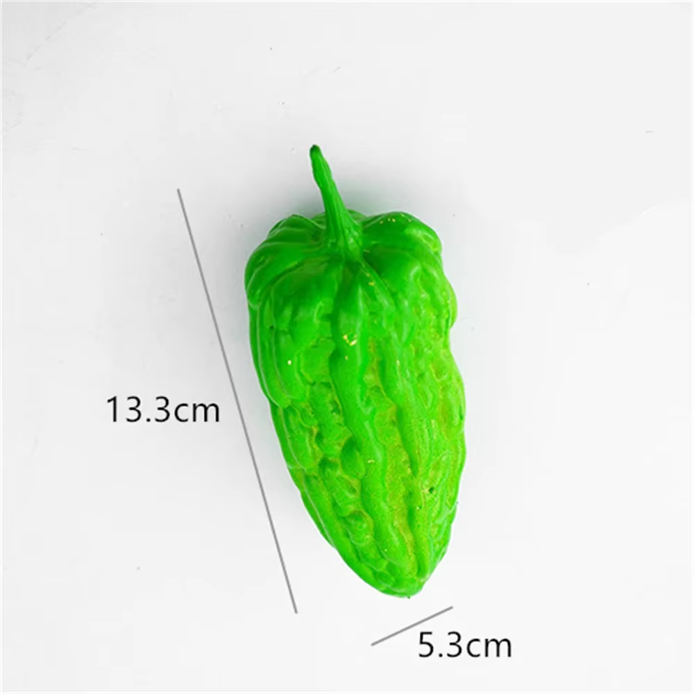 Simulation artificielle de légumes alimentaires, modèle de faux poivre, carotte, maïs, fruits, acces