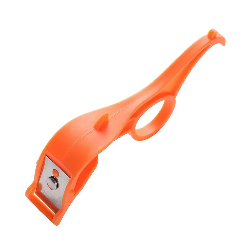 Éplucheur manuel portable en acier inoxydable, ustensile de cuisine pour pomme, kiwi, orange et légu