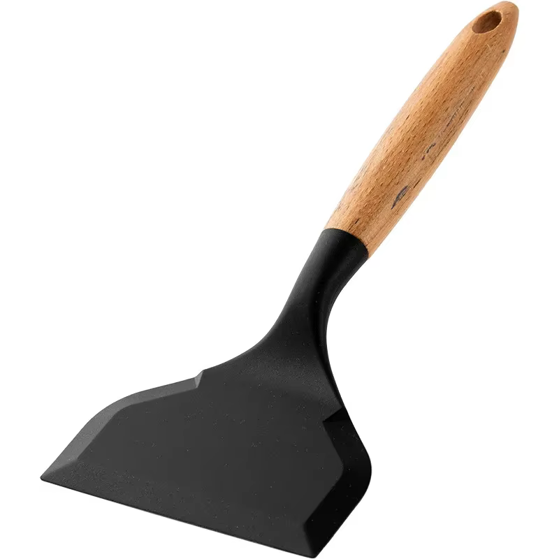 Spatule en silicone antiarina à large bouche Yuzi, Eva d'omelette, crêpes, œufs frits, pelle, access