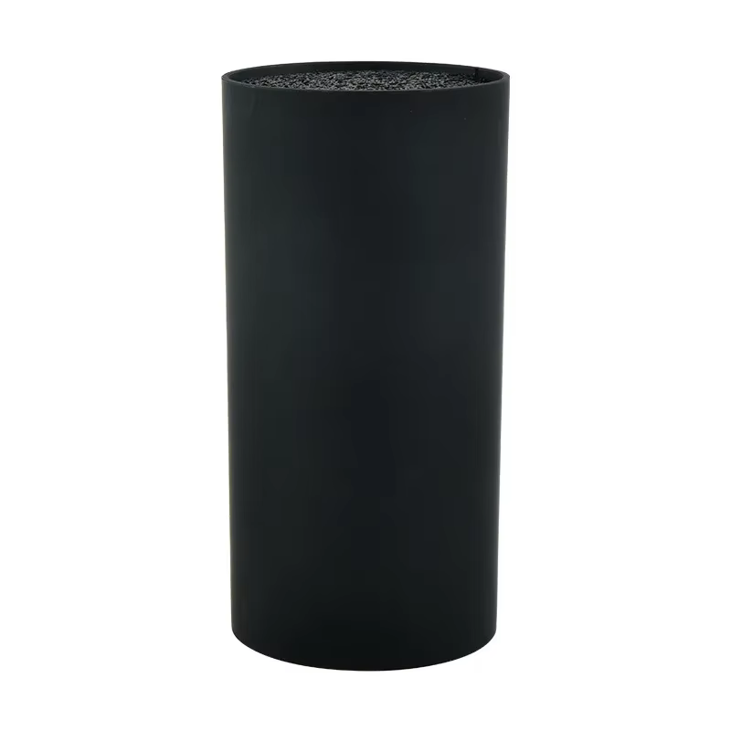 Support de bloc de couteaux en plastique, 1 pièce, rangement d'insertion gratuite, supports de coute