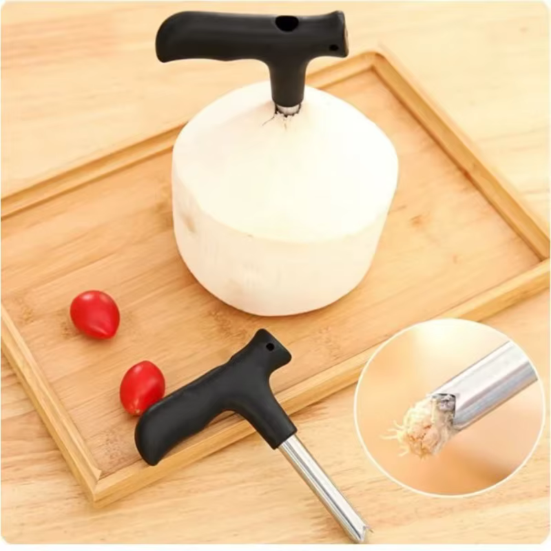 Accessoires de cuisine chauds nouveau utile Durable en acier inoxydable ouvre-noix de coco perforate