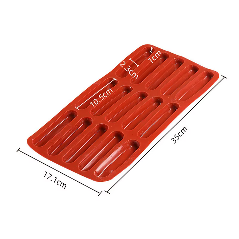 Moule à biscuits au doigt Tiramisu en Silicone Commercial, antiadhésif, outils de cuisson pour la ma