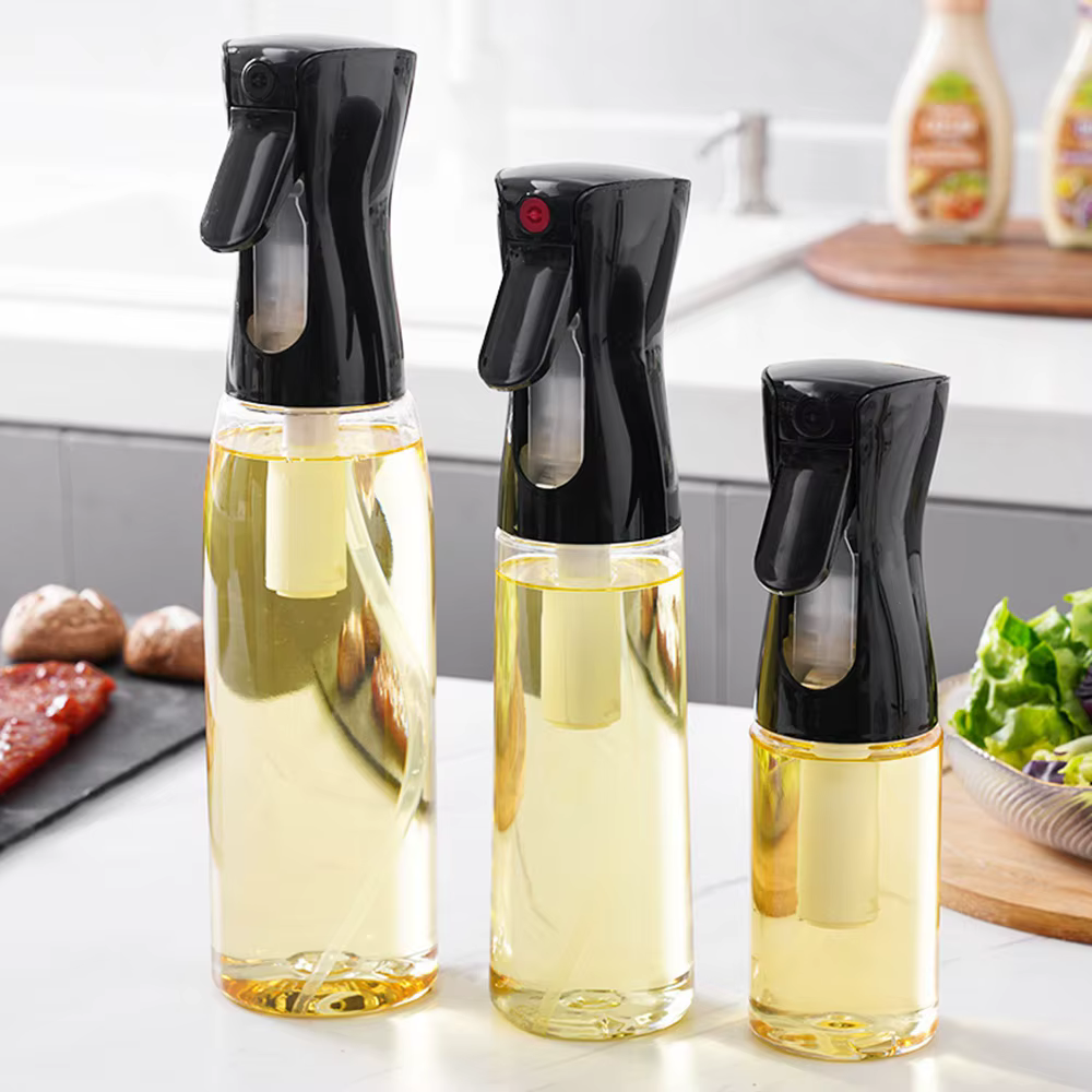 Bouteille de pulvérisation d'huile de 200ml 300ml 500ml, distributeur d'huile d'olive de cuisine, Ca