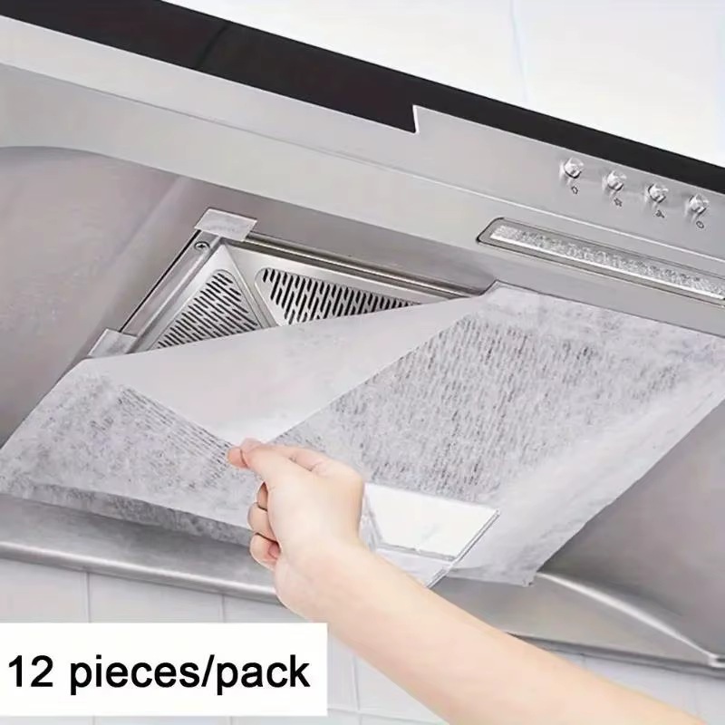 Filtre en papier pour hotte aspirante, couverture absorbante d'huile pour cuisinière de cuisine, hou