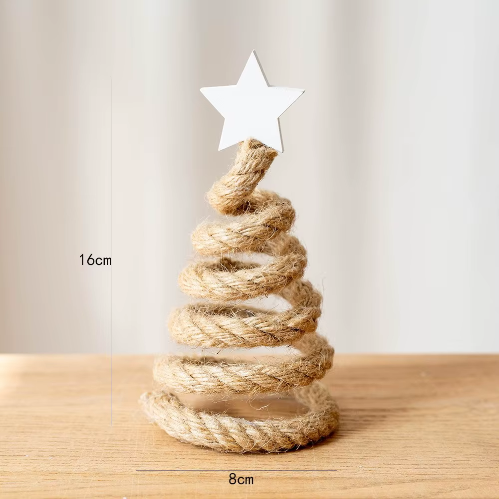 1PC nouvelle décoration de noël créative nordique en bois arbre de noël ornement de bureau
