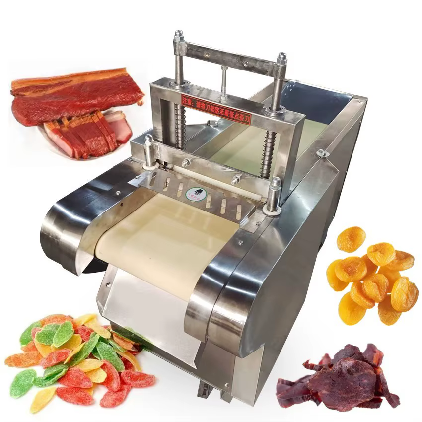 Machine automatique de découpe de fruits secs, tranches de fruits conservés, machine de découpe de f