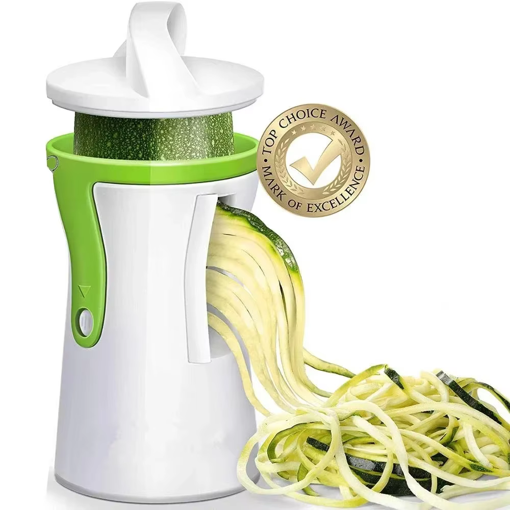 LMETJMA Coupe-légumes robuste pour pâtes de courgettes, spaghetti et spirales KC0335 pour une cuisin