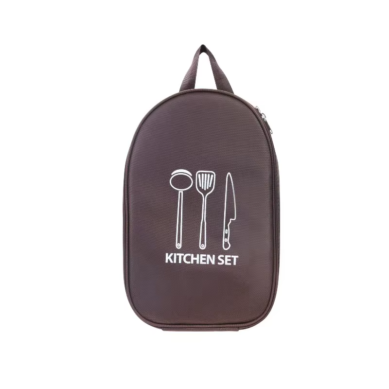 Sac de voyage pour ustensiles de cuisine de camping, sac de voyage portable pour barbecue, kit de cu