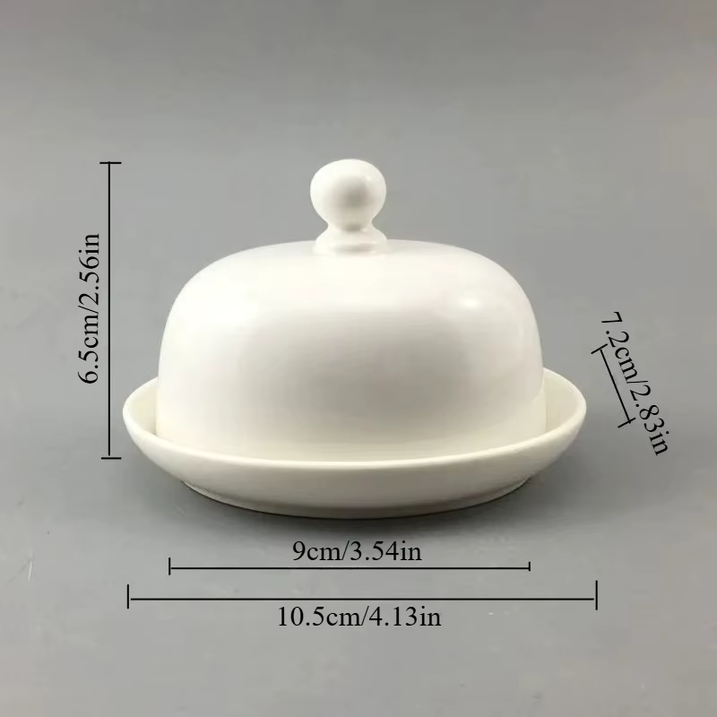 Boîte de rangement en céramique pour beurre, plat à gâteau et fruits, boîte de conservation pour beu