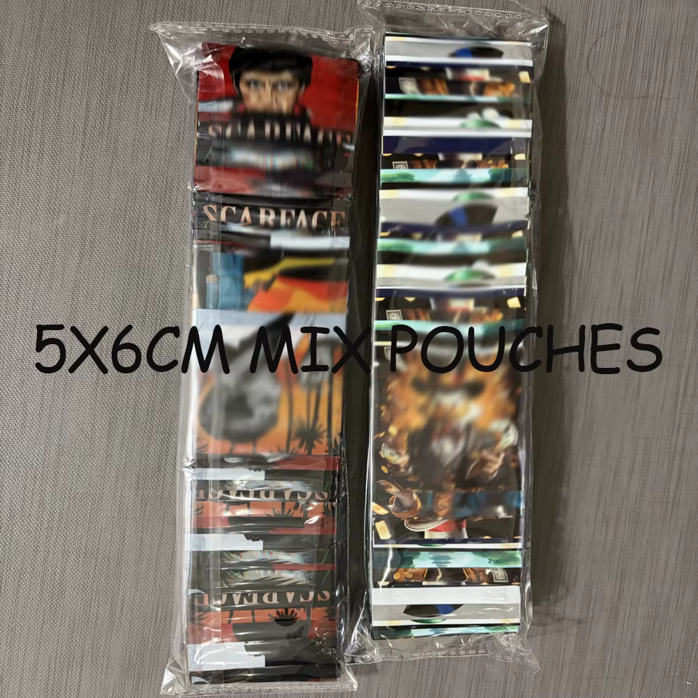 Pochette de stockage alimentaire 1G 5x6cm, sac à fermeture éclair pour épices et herbes, sachets Myl
