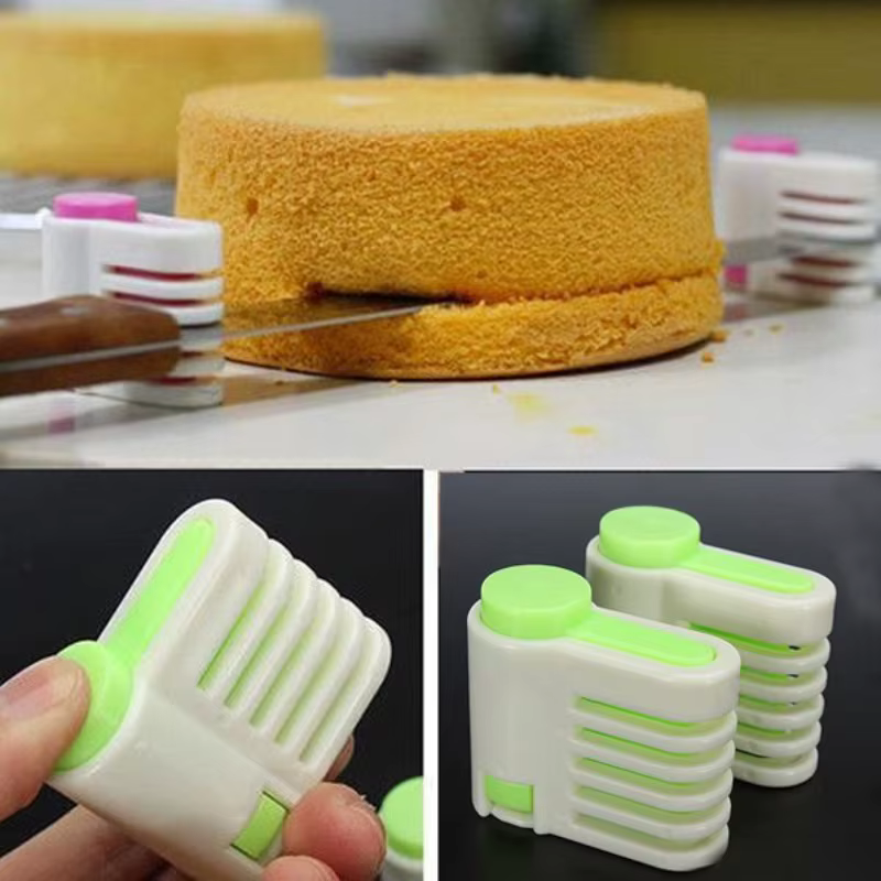 2 pièces/paquet coupe-gâteau 5 couches gâteau pain niveleur trancheuse ensemble bricolage fixateur o