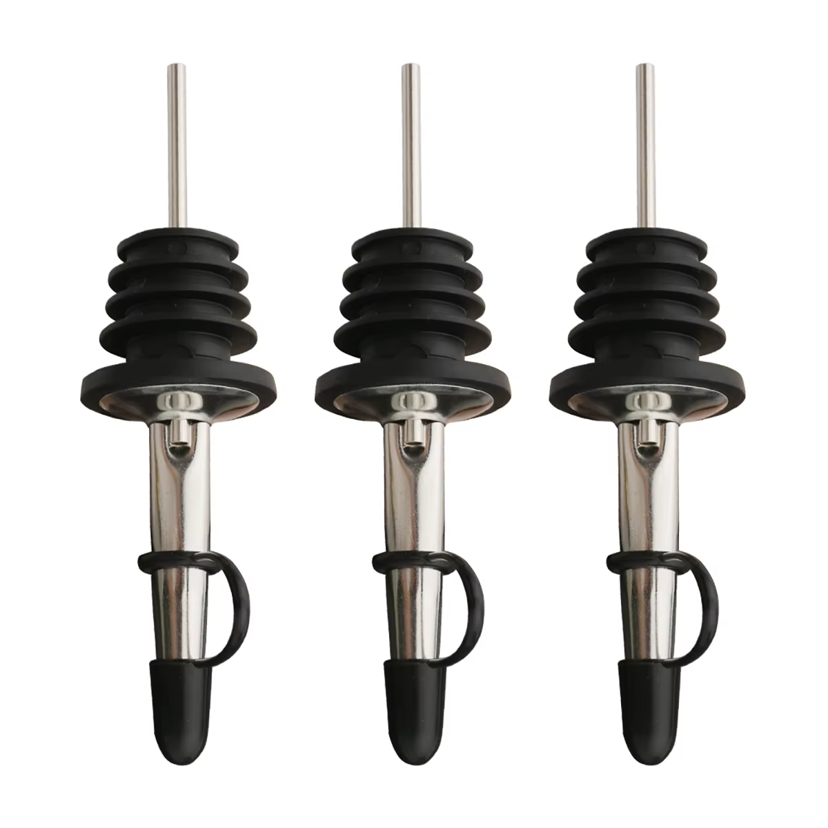 3 pièces/ensemble bouchon en acier inoxydable bouteille vin Olive huile verseur distributeur bec bou
