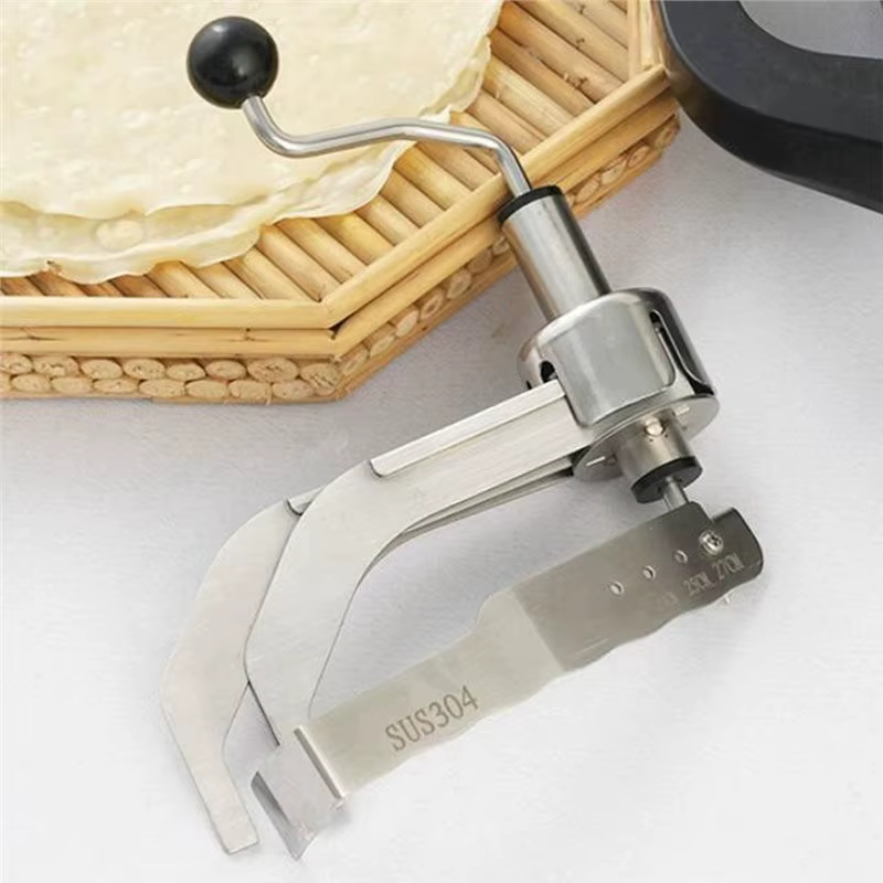Crêpière domestique pliable M12K avec 360 °   Machine de cuisson à rotation fluide et de taille régl