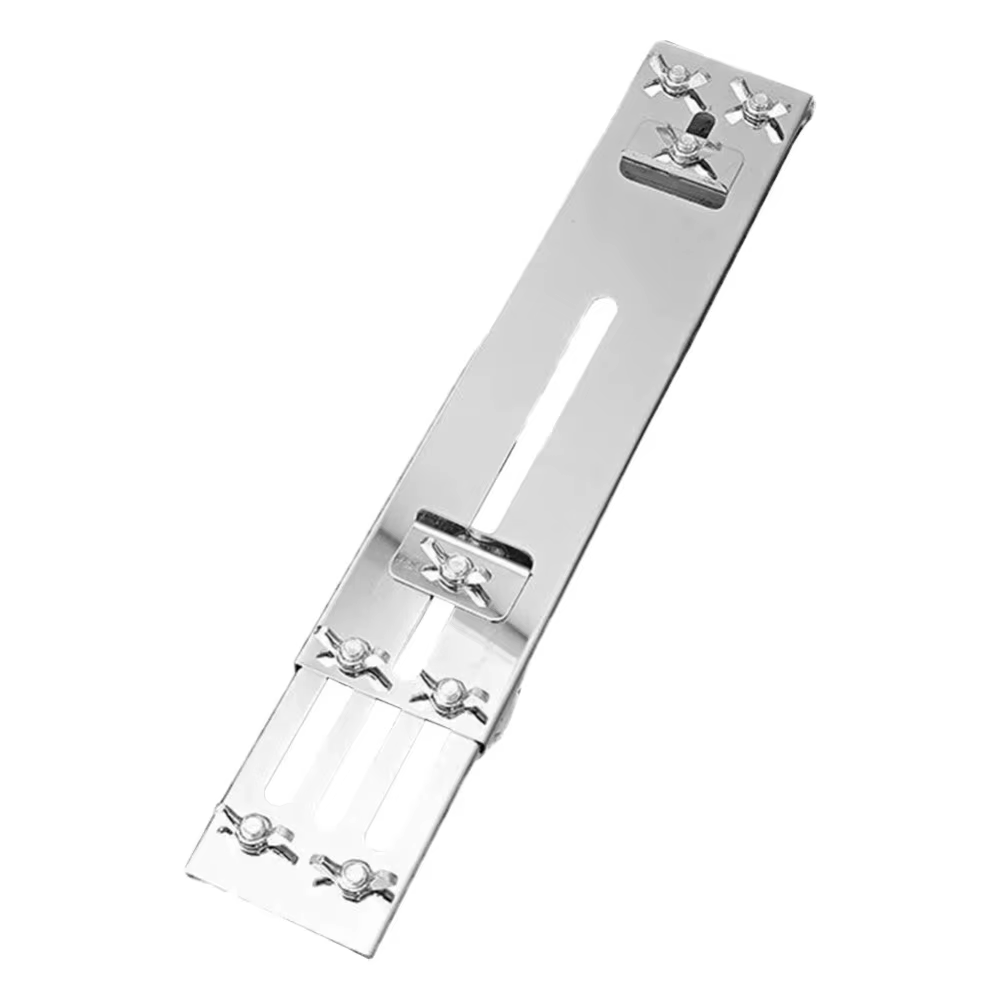 Support d'affûtage de couteaux antidérapant en acier inoxydable, outil rétractable, Base en pierre à