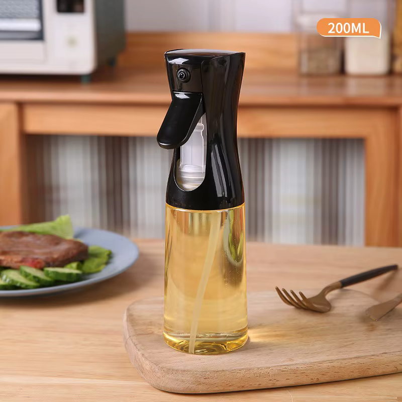 Bouteille de pulvérisation d'huile en plastique de 200/300/500ml, vaporisateur d'huile de qualité al