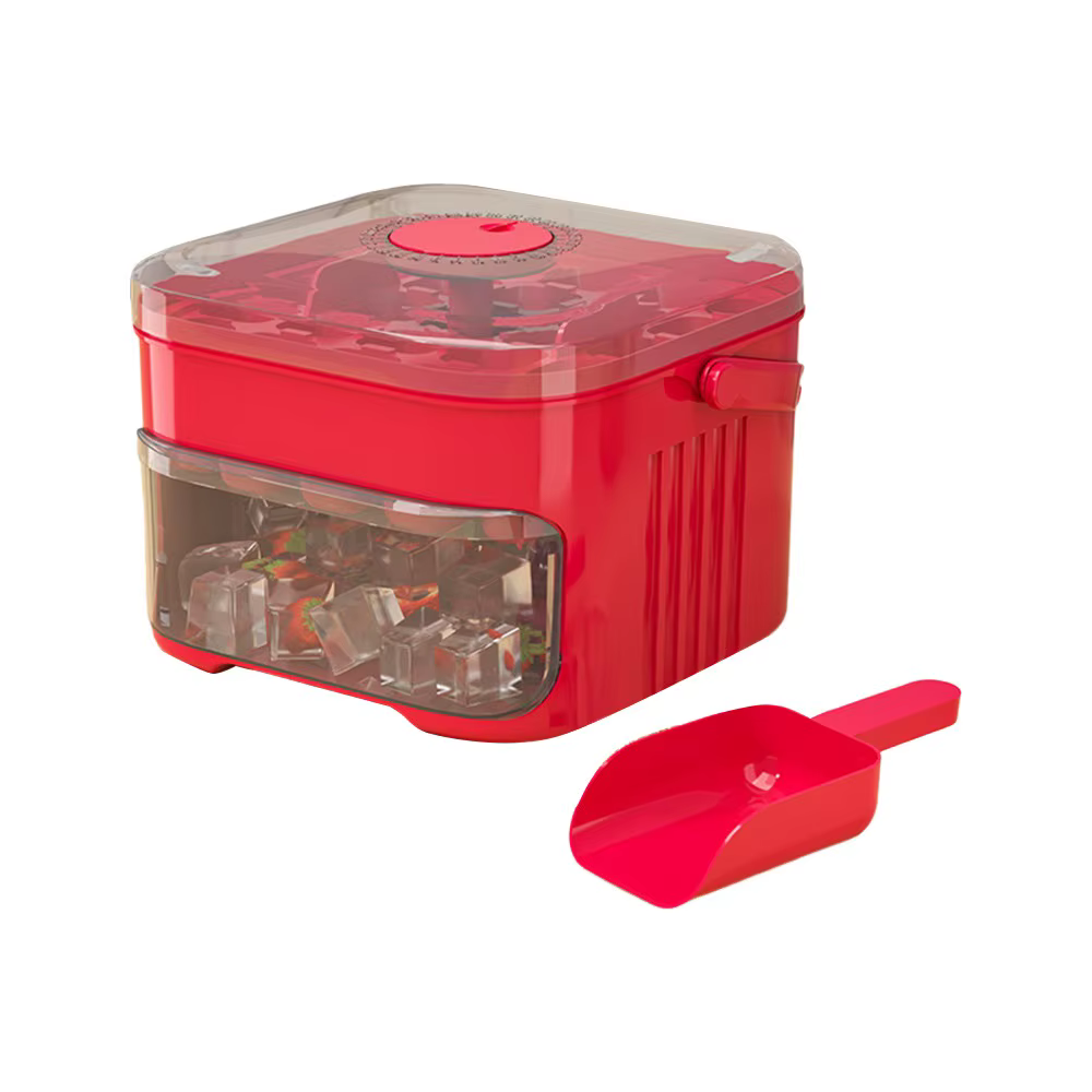 Réfrigérateur domestique à 50 cubes, stockage de glace, boîte à glace, machine à glaçons avec capuch