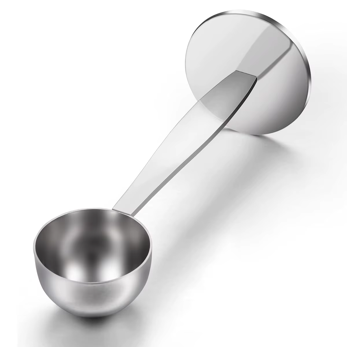 Leeseph – cuillère à café 2 en 1 en acier inoxydable, cuillère à café à double usage, marteau à poud