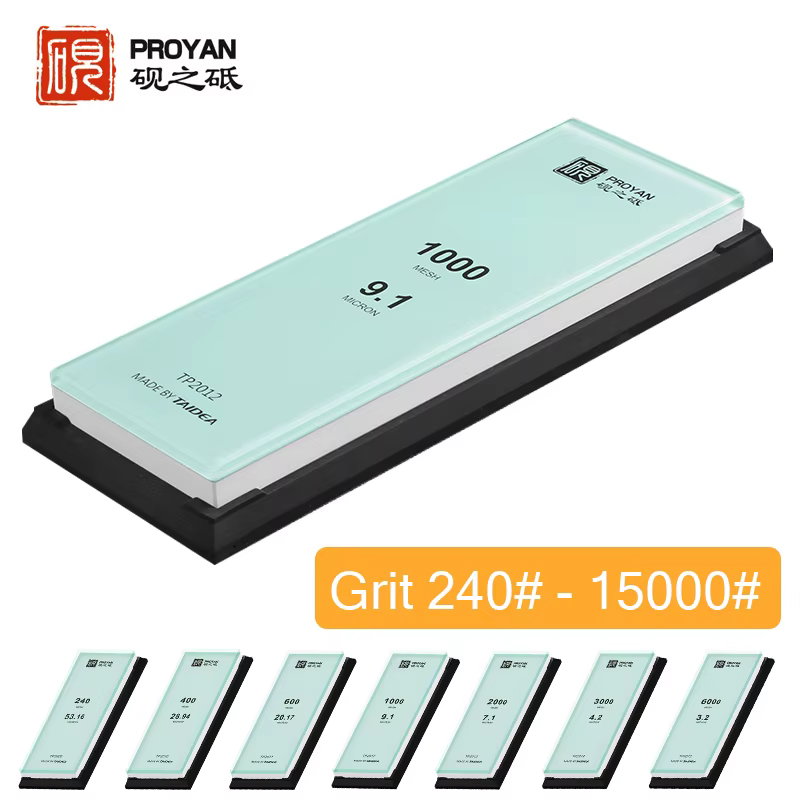 PROYAN Grit240 # 15000 # Pierre à aiguiser professionnelle, pierre à aiguiser en aluminium blanc,