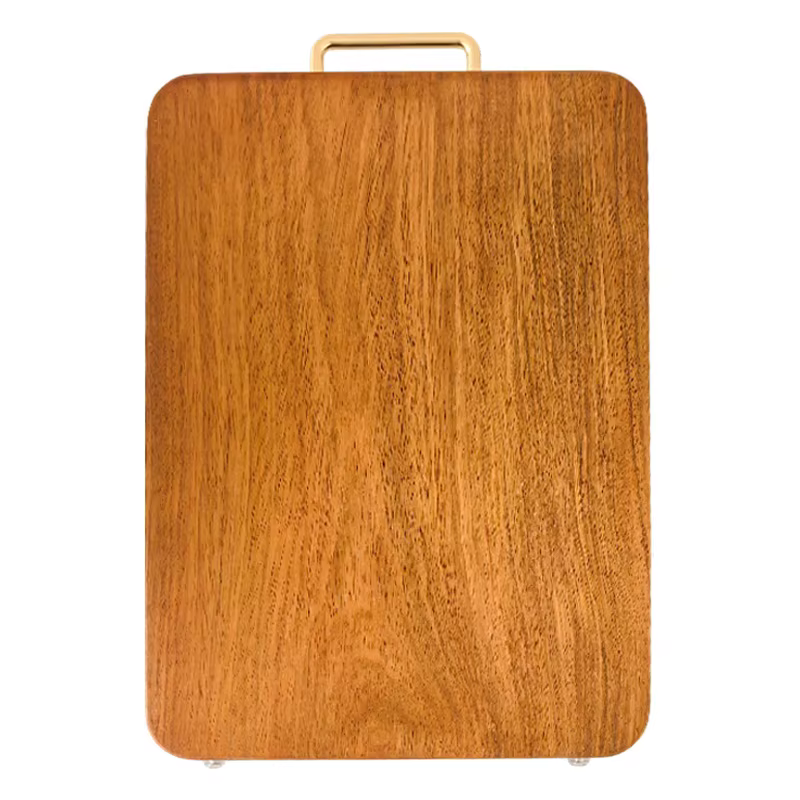 Planche à découper en bois de rose massif, extra épaisse, bloc de boucher en bois entier, planche à 