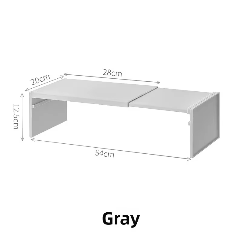 Étagère de cuisine rétractable, armoire multifonctionnelle pour la maison, plat superposé, finition 
