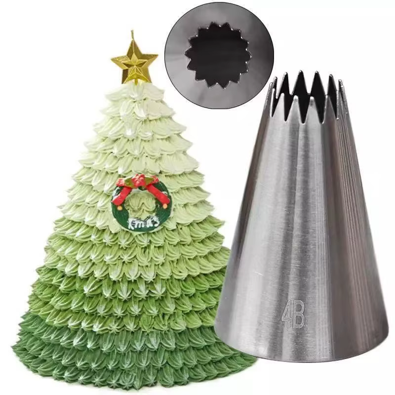 Grandes buses de tuyauterie de glaçage pour la décoration de gâteau, cuisson de strass Chi, pointes