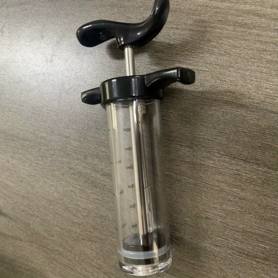 Seringue à viande pour barbecue, injecteur de Marinade de qualité alimentaire PP, aiguille à saveur 