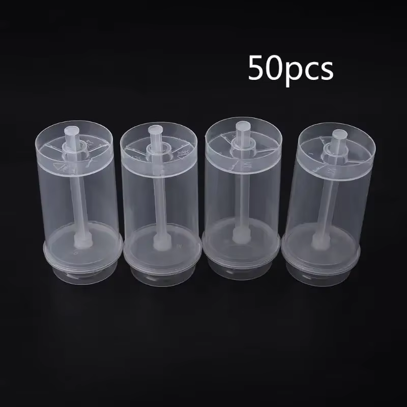 Gâteau rond en plastique pour pop, MSI, crème glacée, push-up, beaucoup, lot de 50