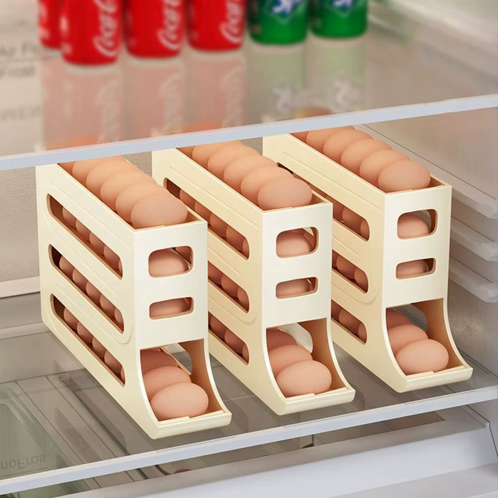 Boîte de Rangement d'emoufs pour Réfrigérateur, Pratique, 30 Grilles, en Plastique, Défilement exist